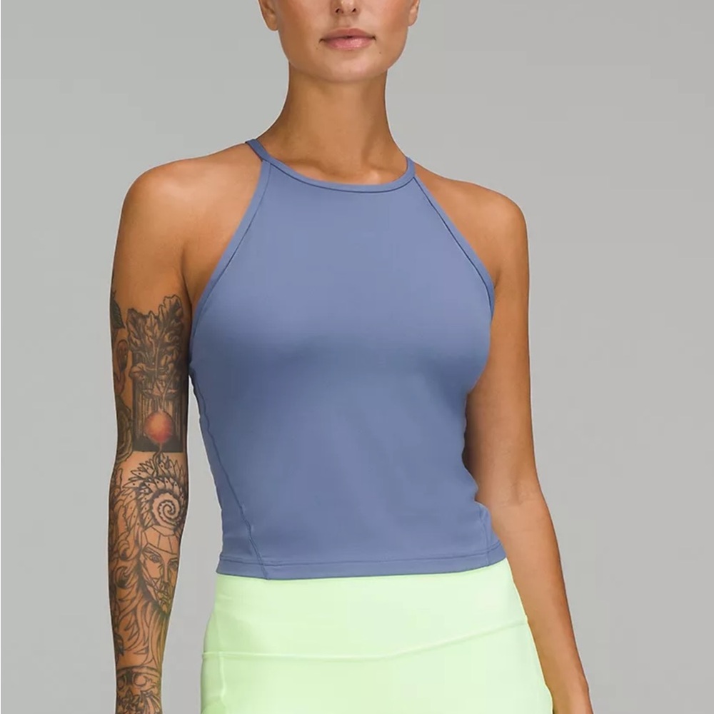 lululemon athletica Blue Tank Top